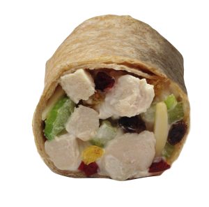 Honey Fruit and Nut Chicken Salad Twister