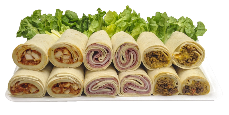 twisters_platter Twister Platter Showing Chicken Parmesan, Italian Stallion, and Philly Cheesesteak Twisters