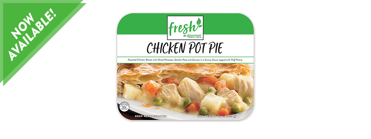 New Fresh By Gourmet Chicken Pot Pi Sleeve Design